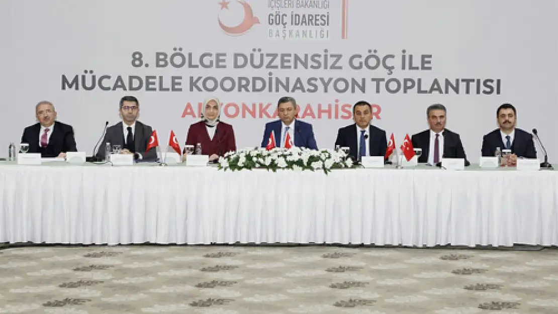 Düzensiz Göçle Mücadele Toplantısı Afyon'da yapıldı