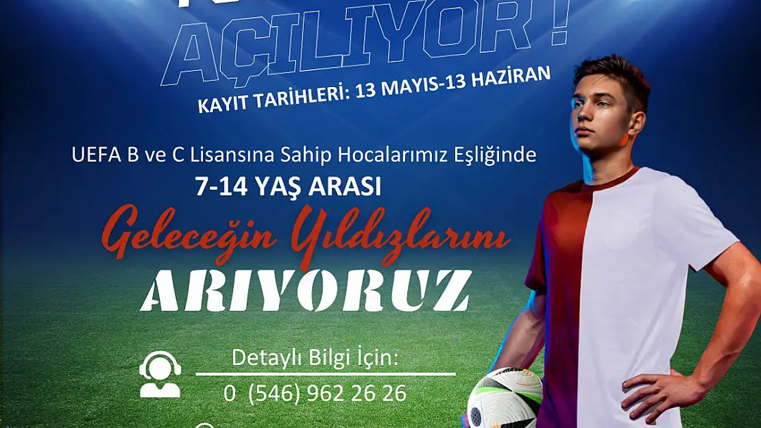 Emirdağ’da Futbol Okulu Başvuruları Başladı