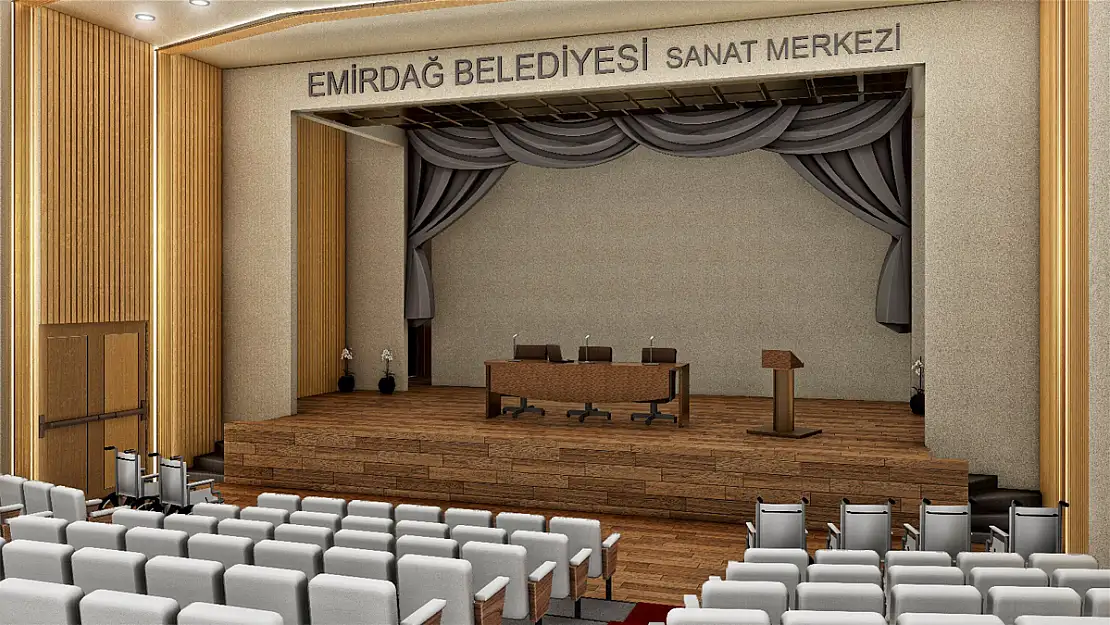 'Emirdağ'da Yeni Tiyatro Salonunda Birçok Etkinlik Yapılacak'