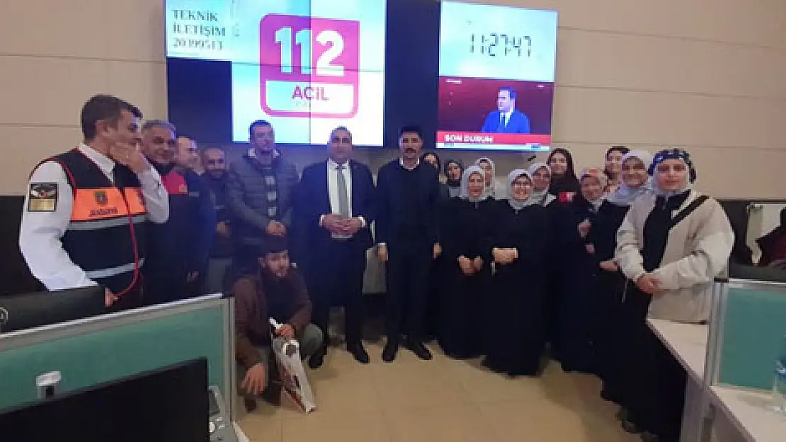 Engelsiz Kur’an kursu öğrencileri 112 ve AFAD'ı yerinde tanıdı