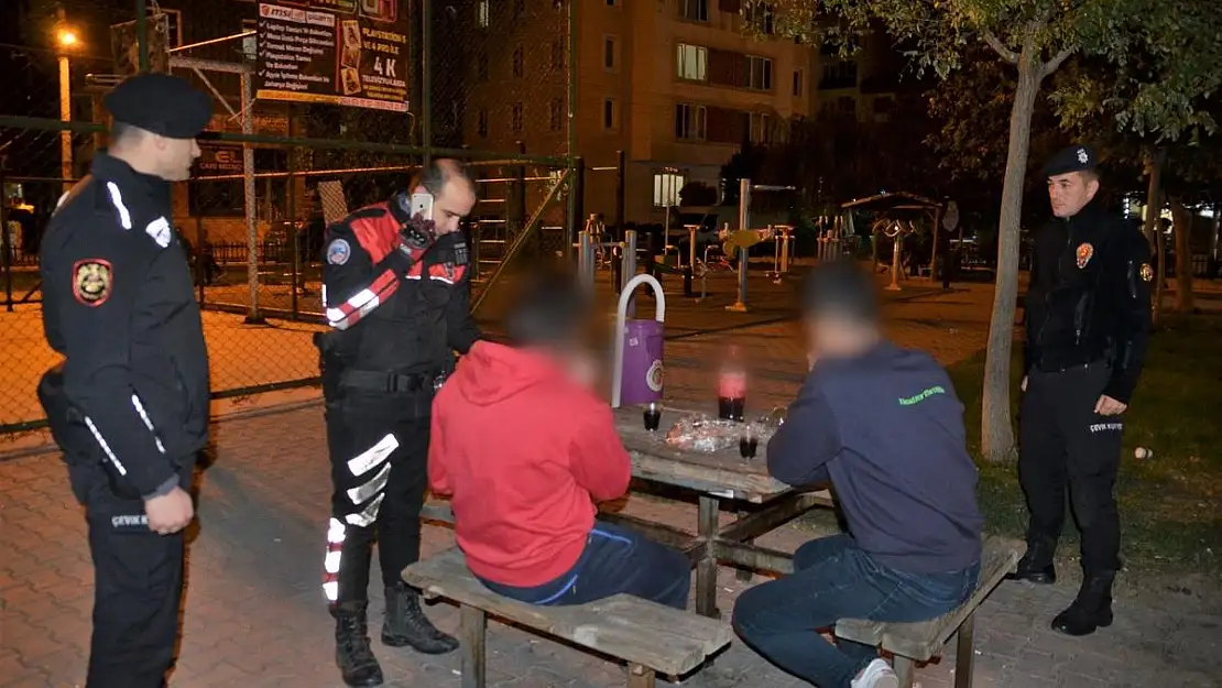 Erenler bölgesinde polis denetimi