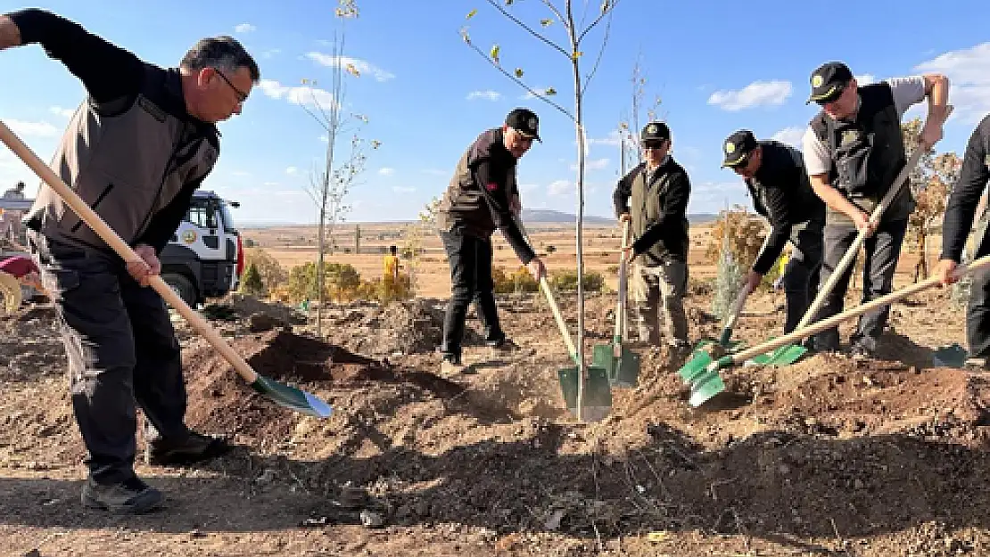 Eskişehir’de 'Cumhuriyetimizin 100'üncü yılı hatıra ormanı' kuruldu