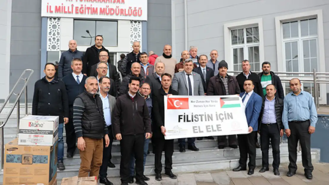 Filistin Halkı İçin Üretilen Yardımlar Gönderildi