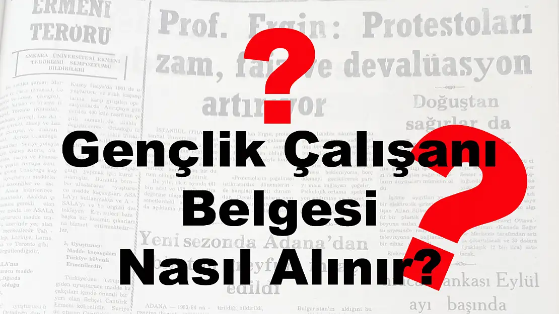 Gençlik Çalışanı Belgesi Nasıl Alınır?