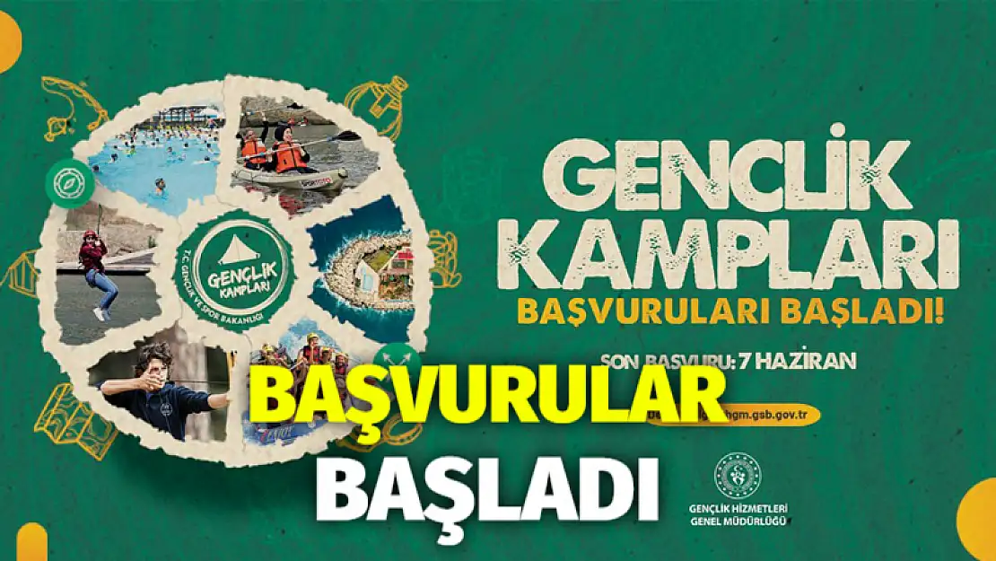 Gençlik Kamplarına Başvurular Başladı