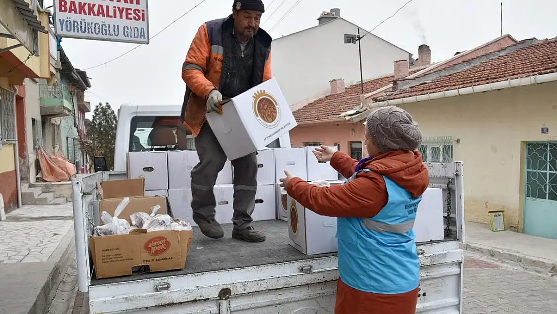 Gıda ve erzak yardımı sürüyor