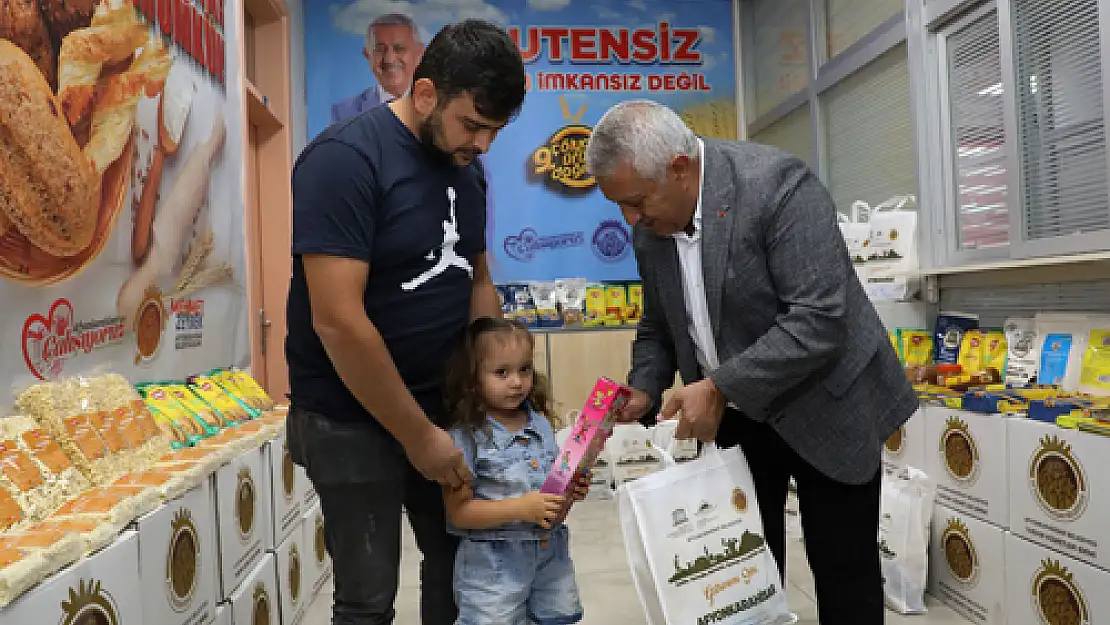 Glutensiz gıda yardımının 9'ncusu yapıldı