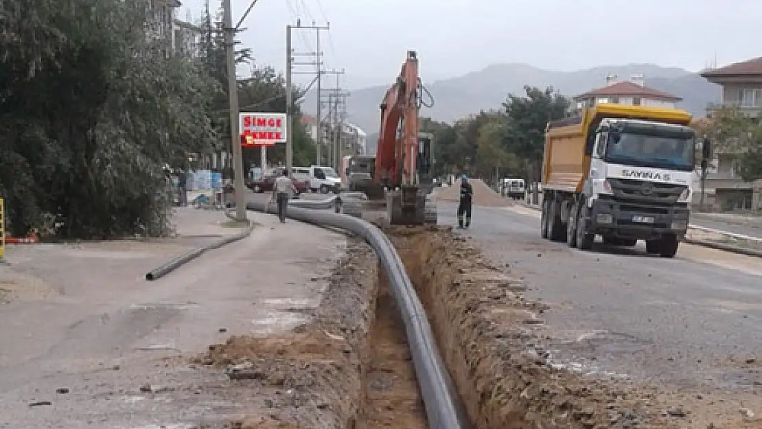 İçme ve yağmur suyu hatları yenilendi