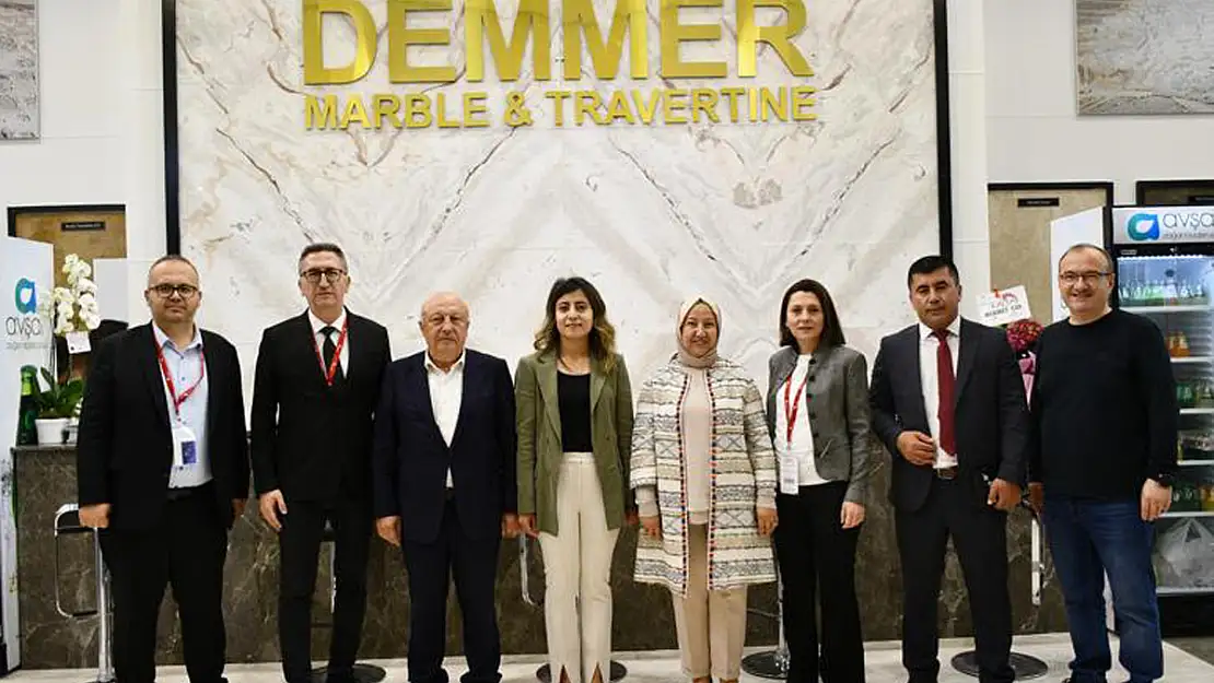 İMİOSB Yönetimi, MARBLE İzmir Fuarında Temaslarda Bulundu