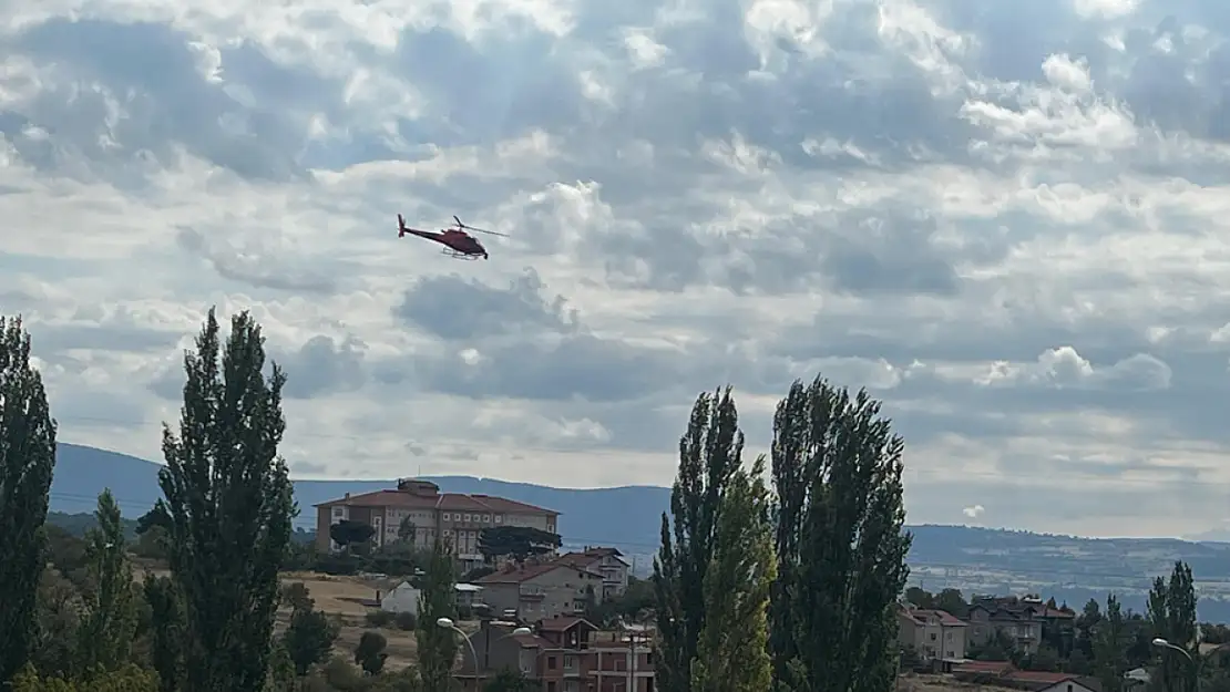 İniş Yapmayan Helikopter, Sokaklarda Panik Yarattı