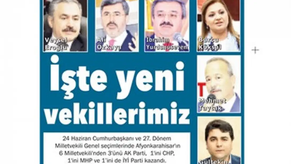 İşte yeni vekillerimiz – Kocatepe Gazetesi