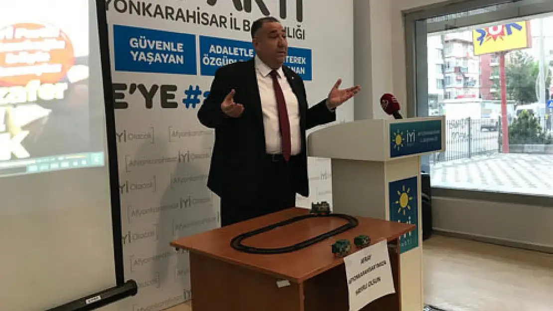 İYİ Parti'den AFRAY'a oyuncak trenli eleştiri