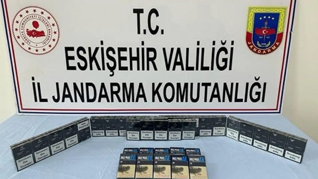 Jandarma ekipleri kaçak sigara ile mücadeleye devam ediyor