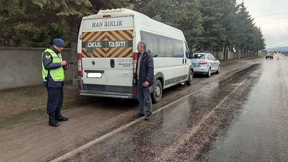 Jandarma Okul Servislerini Denetledi