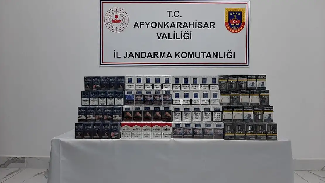 Jandarmadan ‘Kaçak sigara’ operasyonu