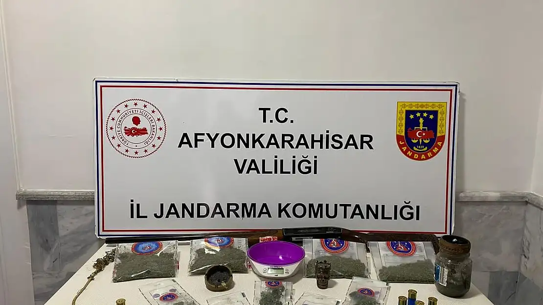 Jandarmanın baskın düzenlediği evden uyuşturucu zulası çıktı