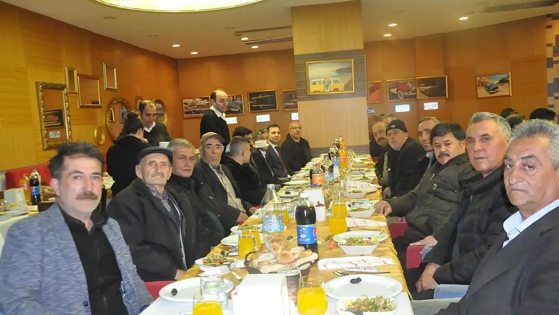 Kaymakam Sülün, muhtarlarla iftarda bir araya geldi