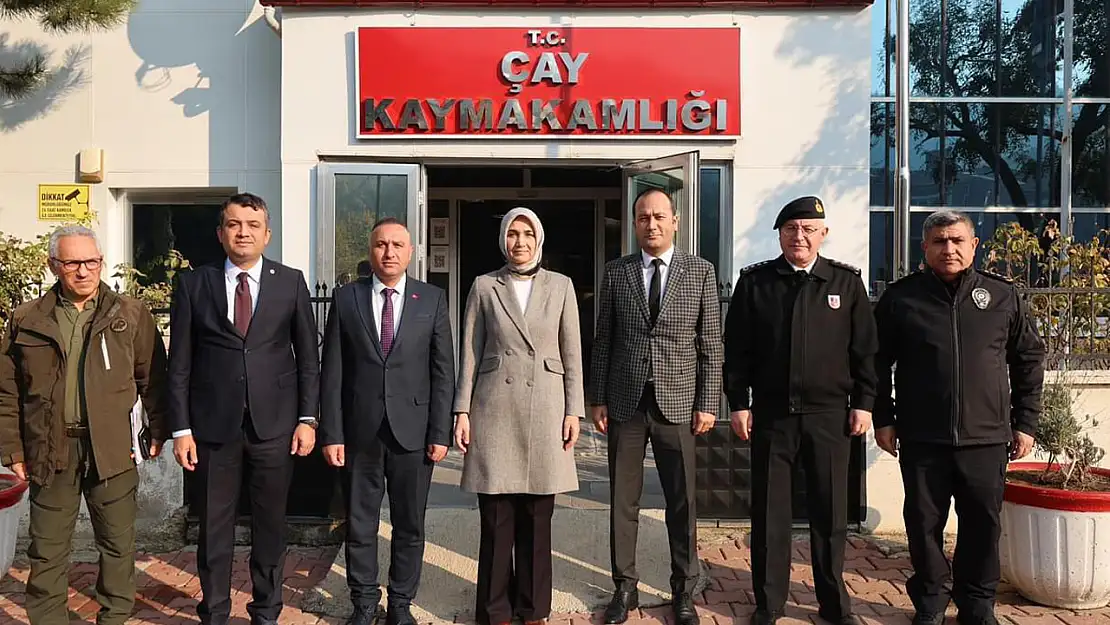 Kaymakam Topuz, Vali Yiğitbaşı'nı Bilgilendirdi