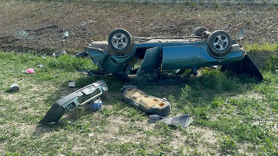 Kaza yapan otomobilin plakasının sahte olduğu ortaya çıktı