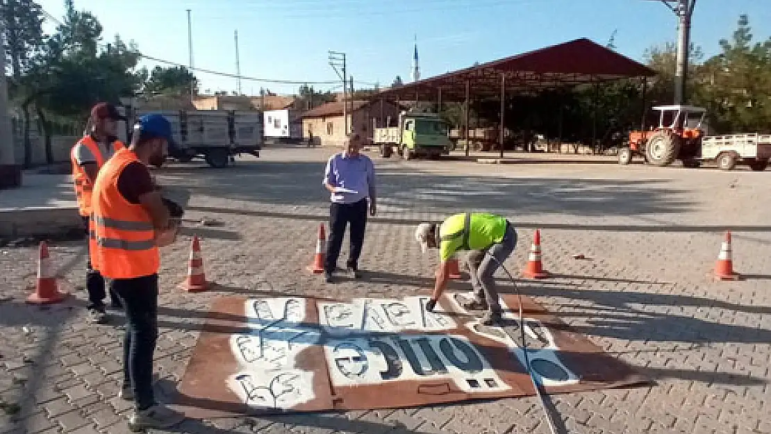 Köy Okullarına Yaya ve Okul Geçidi