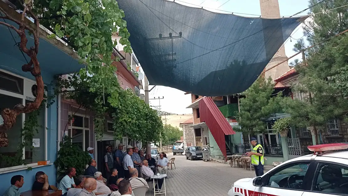 Köylerde Güvenlik Trafik Eğitimleri Devam Ediyor