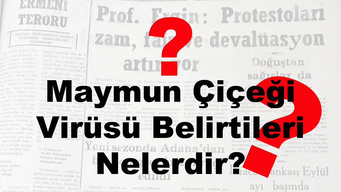 Maymun Çiçeği Virüsü Belirtileri Nelerdir?