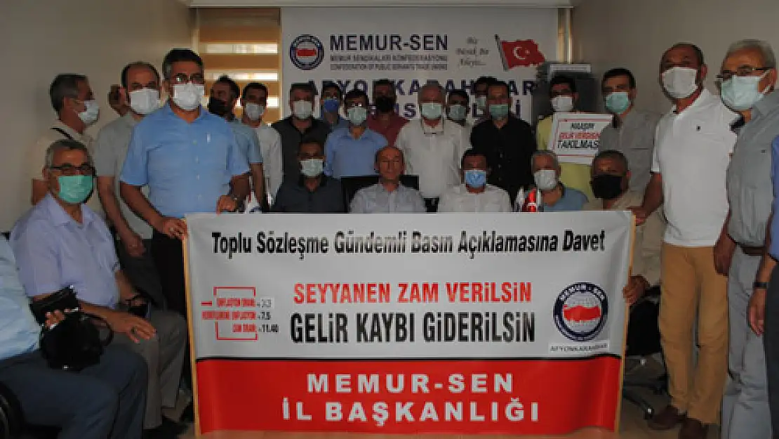 'Memurun gelir kaybı giderilmeli'