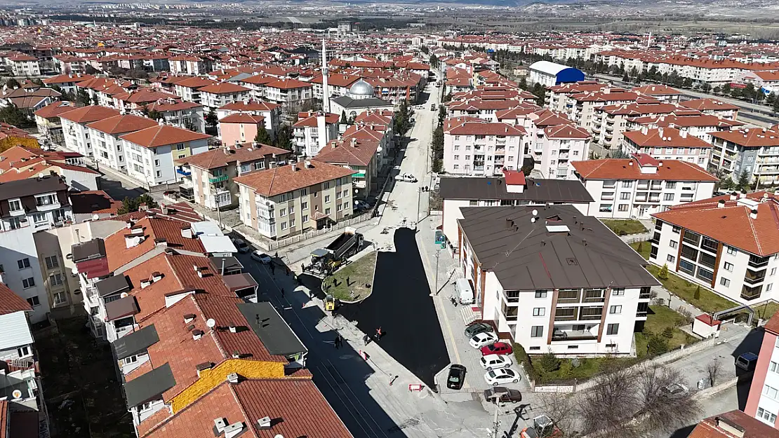 Mescid-İ Aksa Caddesi Asfaltlanıyor