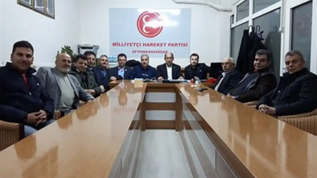 MHP'liler çalışmaları değerlendirdi – Kocatepe Gazetesi