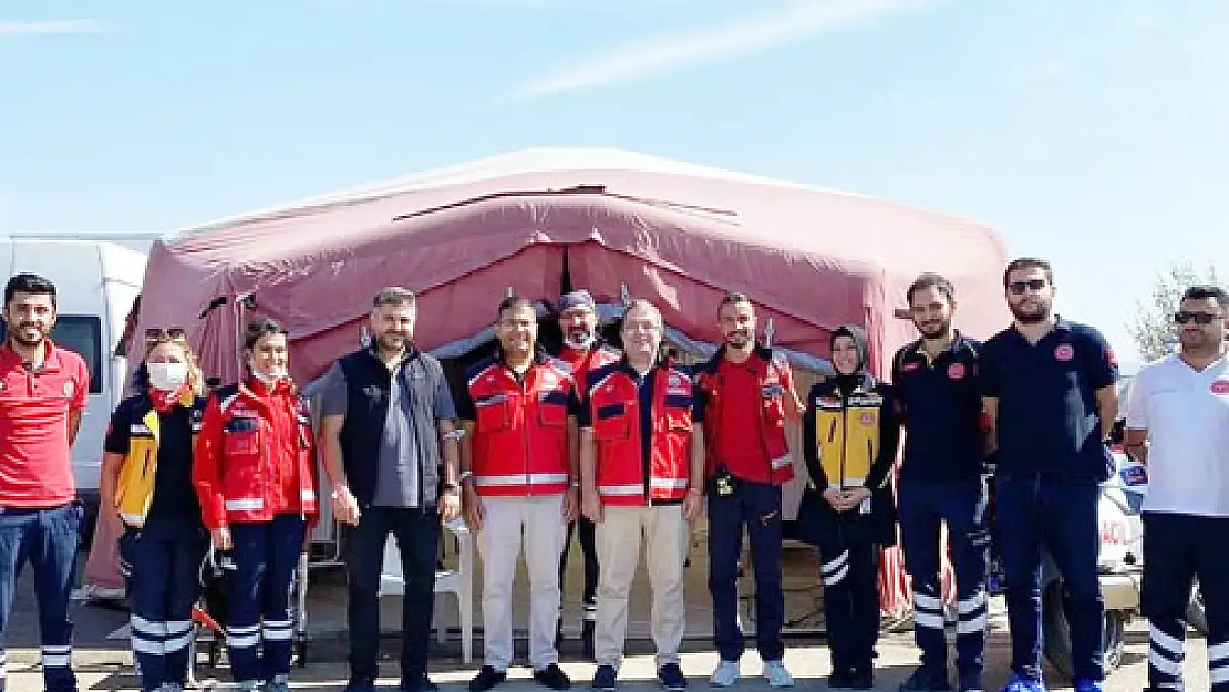 Motofest’te sahra hastanesi de hizmet verdi