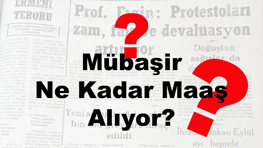 Mübaşir Ne Kadar Maaş Alıyor?