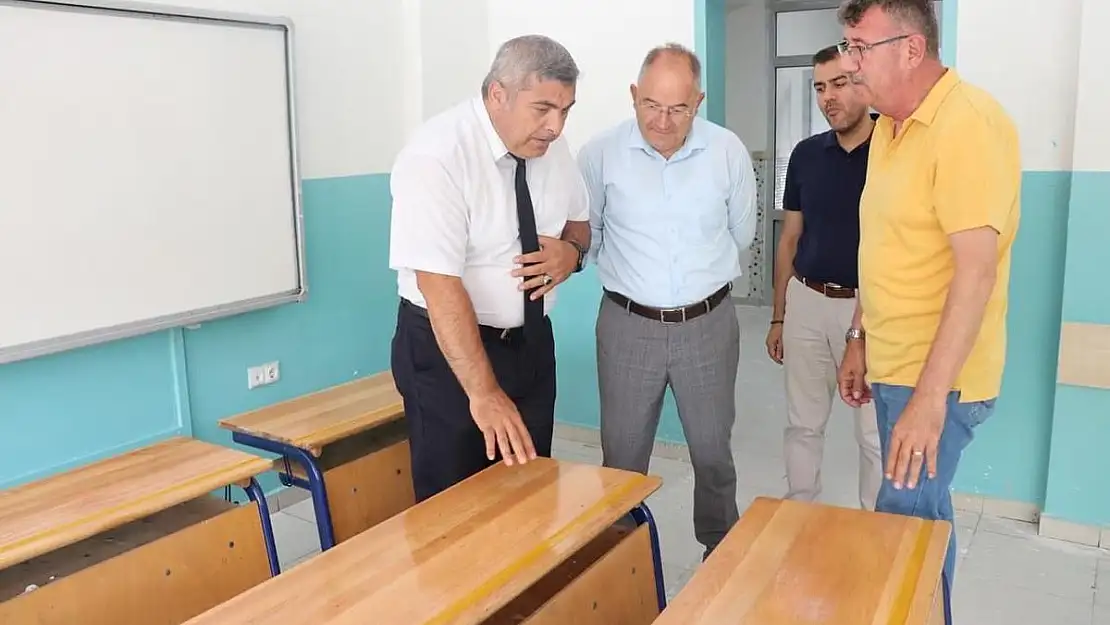 Müdür Sünnetci, Yeni Dönem Hazırlıklarını Yerinde İnceledi