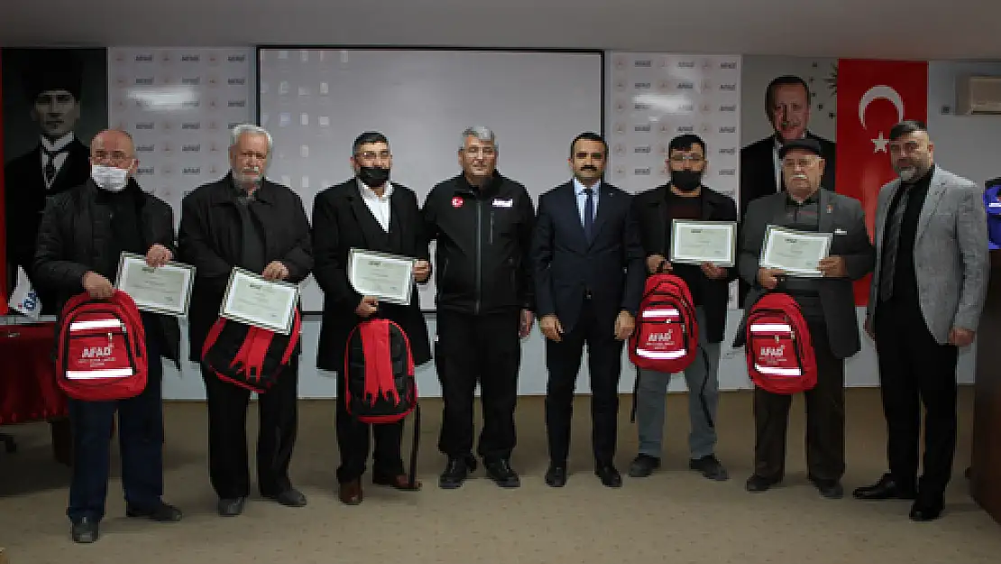 Muhtarlara afet farkındalık semineri verildi