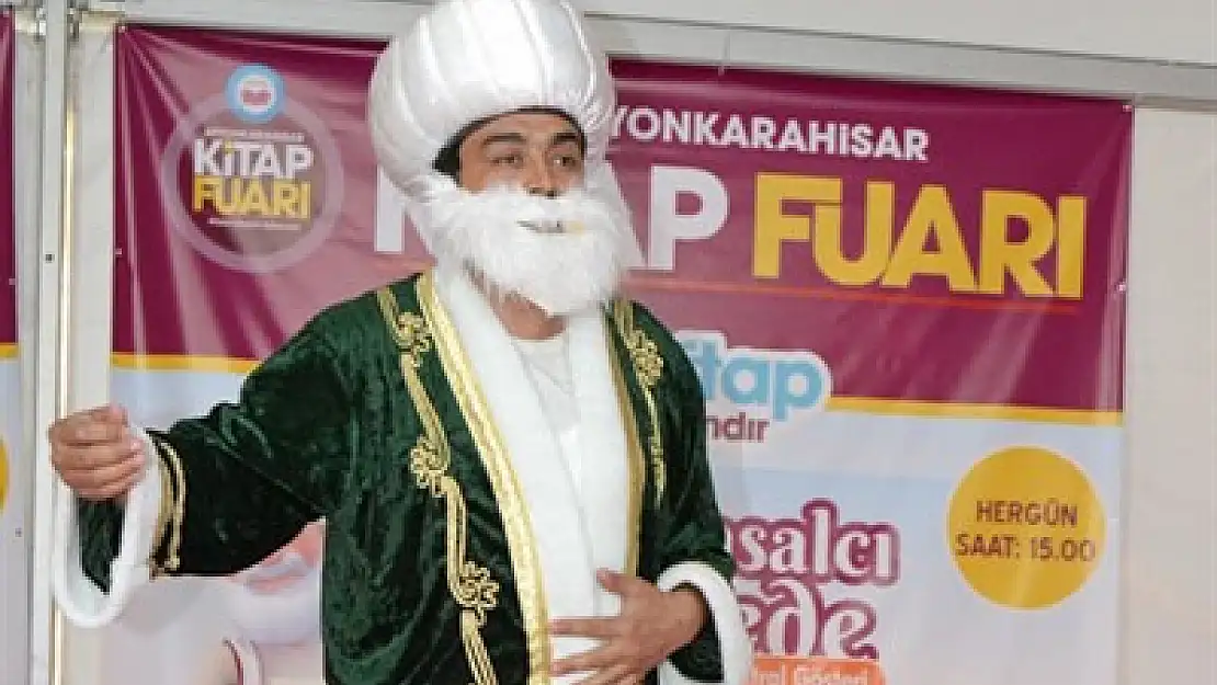 Nasrettin Hoca fuarın ilgi odağı oldu