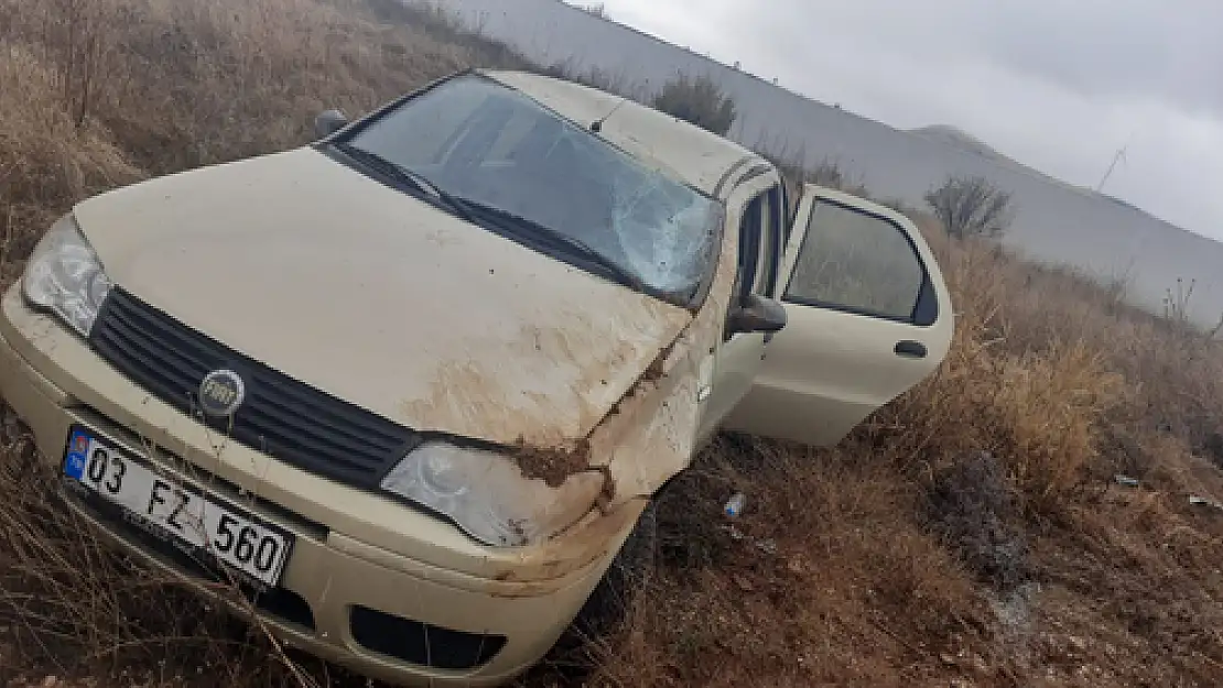 Otomobil Takla Attı: 2 Kişi Yaralandı