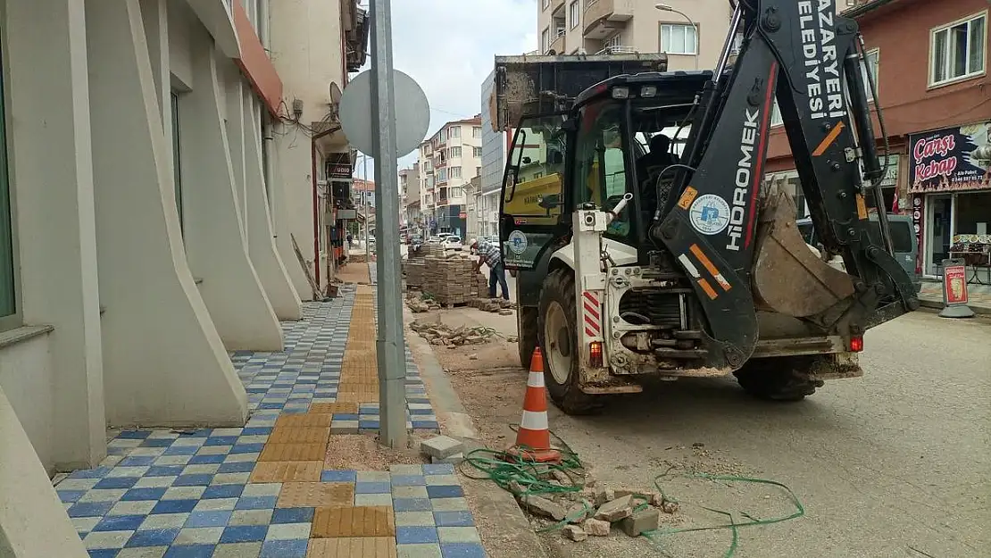 Pazaryeri'nde üst yapı çalışmaları aralıksız sürüyor