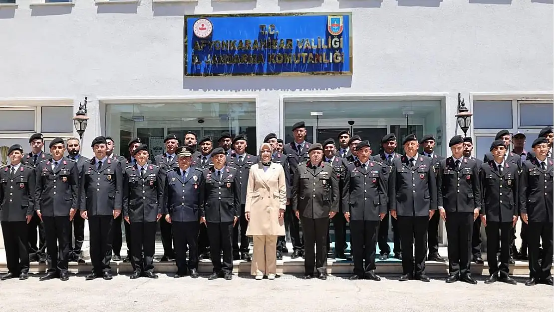 Protokol Jandarma Teşkilatı İle Bayramlaştı