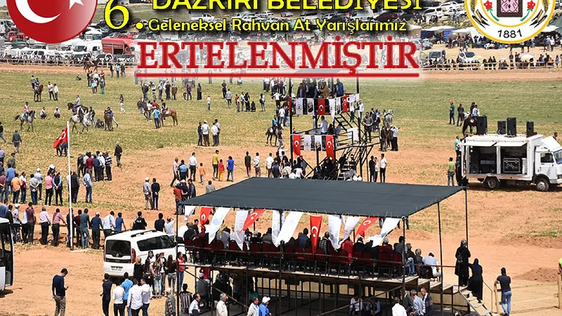 Rahvan At  Yarışları ertelendi