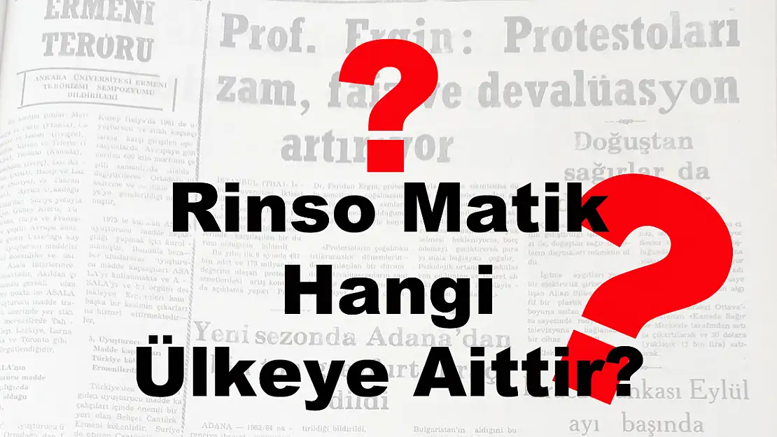 Rinso Matik Hangi Ülkeye Aittir?