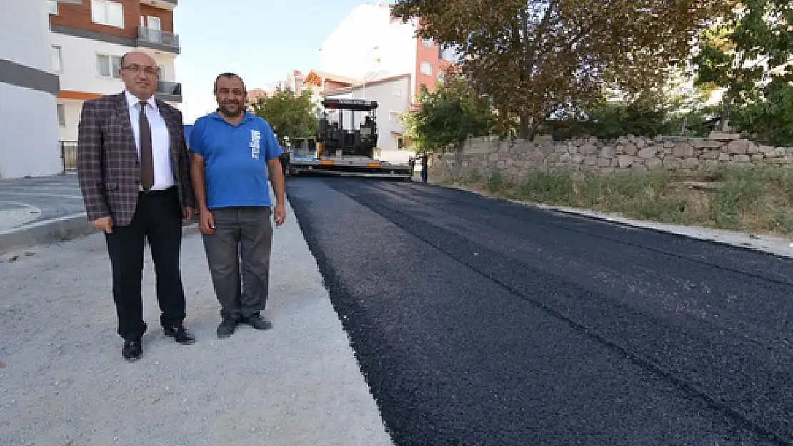 Sandıklı'da asfaltlama çalışmaları başladı