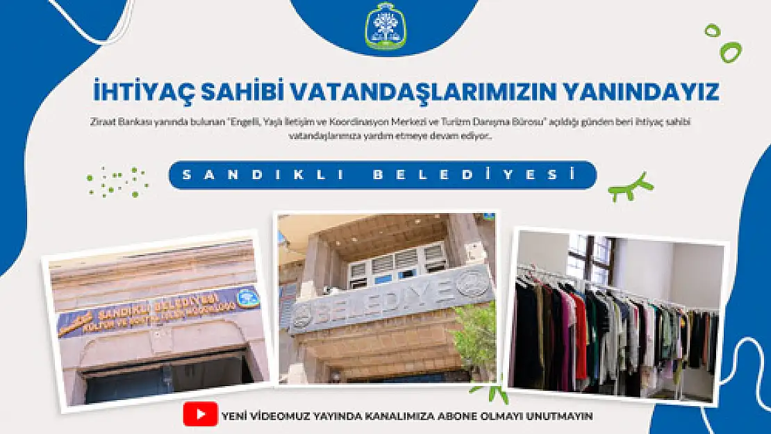 Sandıklı'da ihtiyaç sahiplerine özel hizmet