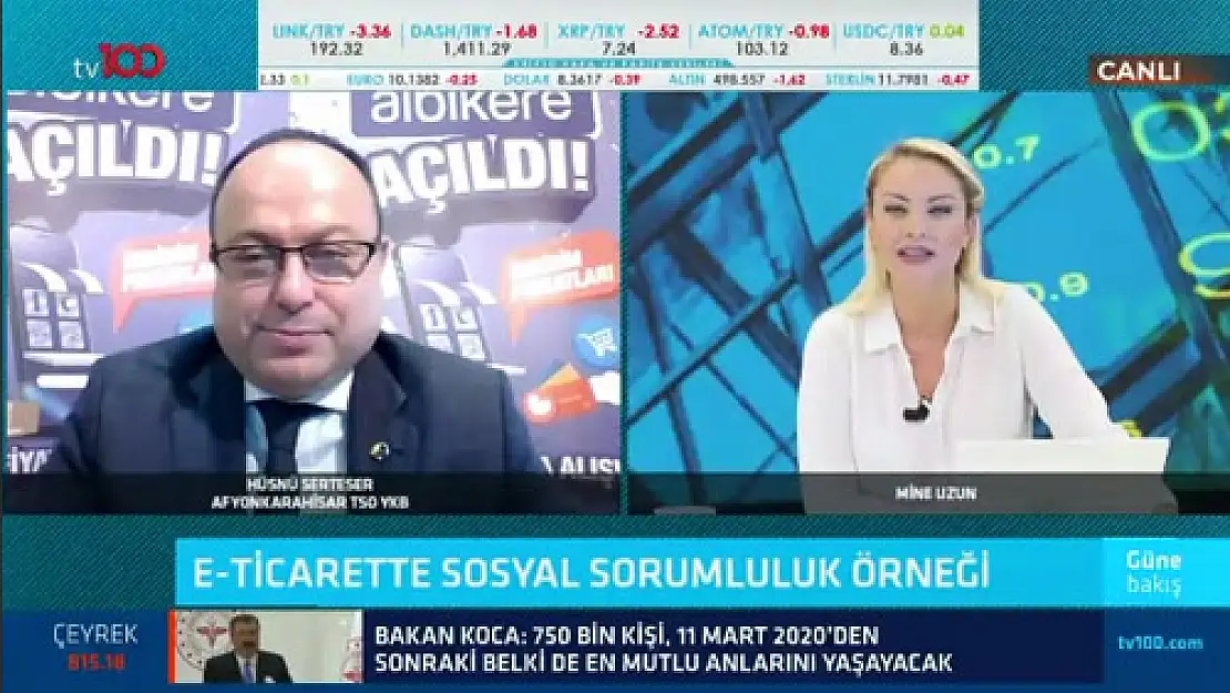 Serteser, albikere.com'u TV100'de anlattı