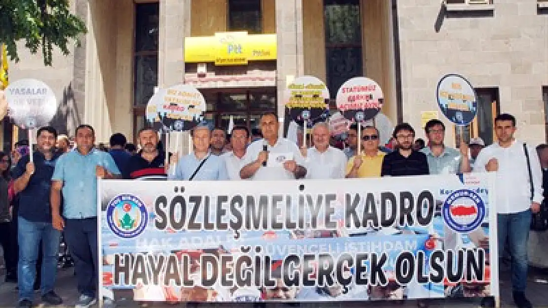 Sözleşmeli çalışanlar kadro bekliyor – Kocatepe Gazetesi