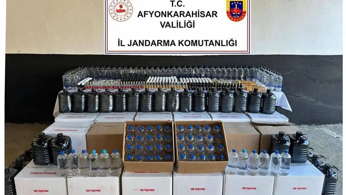 Sultandağı'nda 784 Litre Etil Alkol Ele Geçirildi