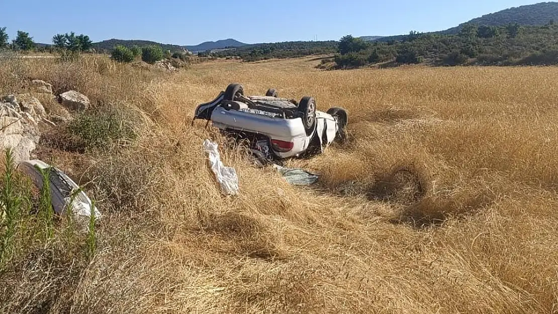 Takla atan araçta 1 kişi öldü, 5 kişi yaralandı