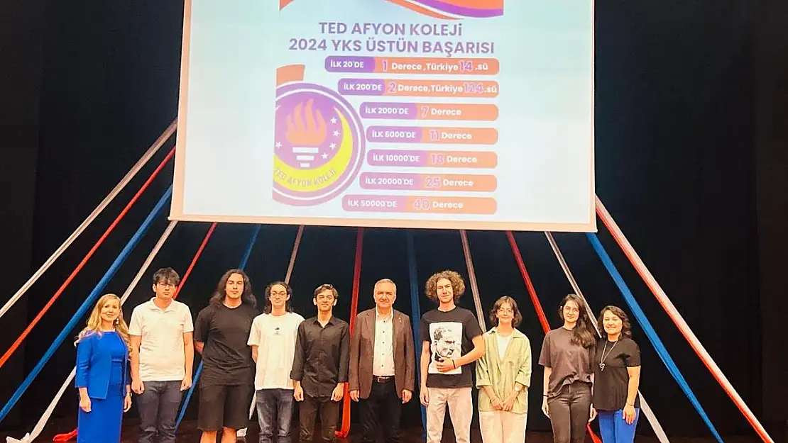 TED Afyon Koleji'nde YKS Başarısı Ödüllendirildi