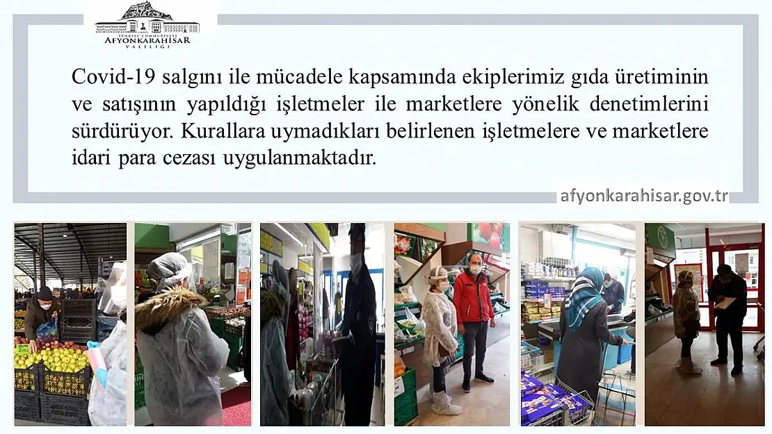 Tedbirlere uymayan işletmelere para cezası kesildi