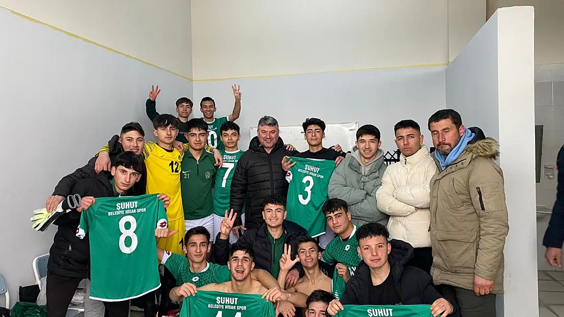 U18 Final Maçının Şampiyonu Şuhut Belediye Hisarspor