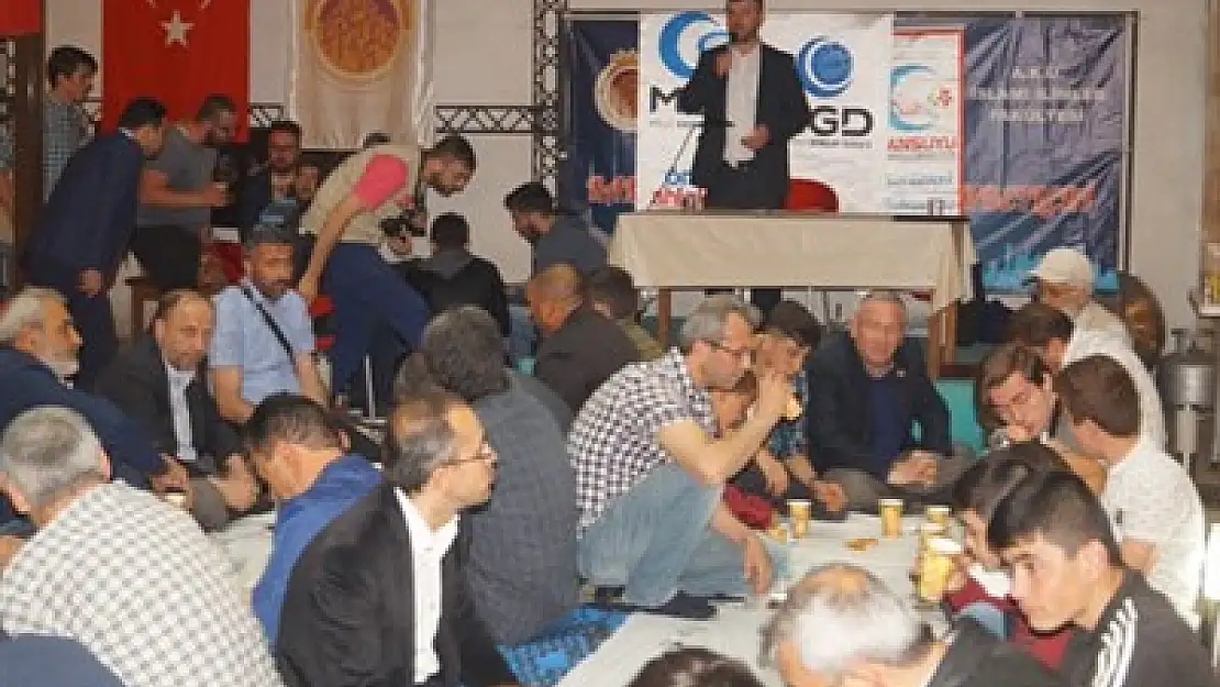 Ümmet iftarında israfa farkındalık teması