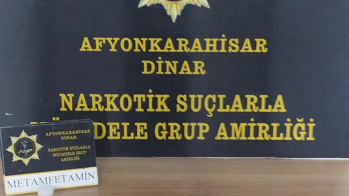 Üzerinde uyuşturucu ile yakalanan şahıs gözaltına alındı